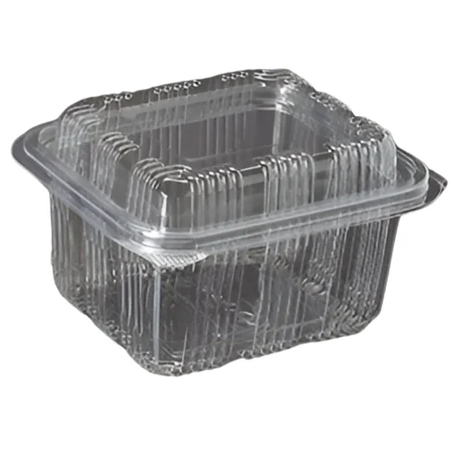 Clear Square Clamshell Container